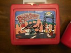     who Framed Roger Rabbit    Red Plastic Lunch Box W  Thermos  Vintage