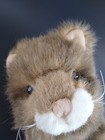 Plush Kitten Cat Stuffed Animal Brown Realistic Dakin Applause   8 Inch