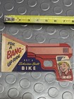 Vintage Schwinn- Bf Goodrich Ad Cardboard Gun - For Safe Shootin Tootin Time