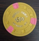  5 Honest John s Casino Las Vegas Casino Chip 1963 Issue