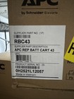Apc Replacement Battery Cartridge  43 With Batteries - Rbc43