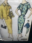 Simplicity 2372 Misses Sheath Dress Vintage Sewing Pattern 36 Bust 1950s Jacket