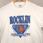 Vintage 90s Fruit Of The Loom Best T Shirt Mens Xl White Rocklin Little Thunder