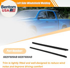 Front Right   Left Side Windshield Molding   compatible With Dodge Ram 1500 2009-2