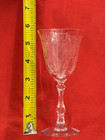 Fostoria Glass Co    --  Navarre  --   Etched Wine Glasses   2 