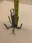 Compact 5 Inch 5 Prong 5 16    Stainless Pier Or Bridge Gaff With Eye For Rope