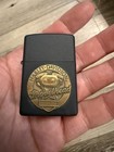 Vintage 1994 95 Harley Davidson Evolution Black-matte Over Brass Zippo Lighter