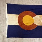 Vintage Colorado State Flag Vintage Paramount Flag Co Ajax 100  Cotton 3  X 5 