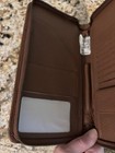 Nib Men s Leather Credit Card Folio W  Zipper   Ample Storage   