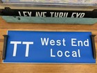 Ny Nyc Subway Roll Sign Nycta 1969 Tt West End Local 2 Line Manhattan Blue Color