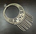 Beautiful Antique European Detailed Filigree 800 Silver Pendant