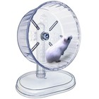 Lazyyzal Silent Hamster Wheel  Super-silent Exercise    7 Inch  White