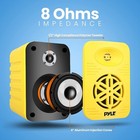 Pyle 4  Rectangular 2-way 150w Rms Bluetooth Speakers Pair - 300w Dual 8 Ohms