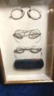 Antique 10k Yelow Gold Optical Spectacles Eyeglasses By American Optical Co Set 