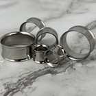 Pair Of Steel Double Flare Tunnels Set Gauges Plugs Pick Size