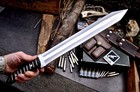Cfk Ipak Handmade D2 Custom Roman Gladiator Dagger Short Sword Tactical Knife