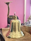 Large Nautical Ship s Boat Bell 11  Solid Brass Marine Maritime Wall Decor Gift