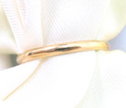 10k Yellow Gold 2mm Wide Stacking Narrow Band Ring 7 75 Vintage Stamped Solid 1g