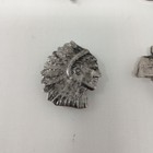 Lot Of 4 Western   Cowboy Themed Button Covers