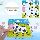 Sealive Wooden Animal Puzzle Set For Toddlers Ages 3-5  3 Pack 9 9 Pieces