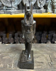 Unique Ancient Egyptian Antiquities God Anubis Statue Rare Black God Egypt Bc