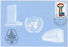 United Nations Geneva 89 Maximum Blue Card Stamp Show Complete Set 1980