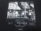 Hard Rock Tampa 50th Anniversary Limited Edition Black Mens Tee Old Park Lane