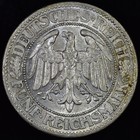 1931 Germany 5 Reichsmark     Au Almost Uncirculated     Silver Coin Unc 39ar