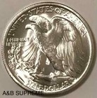 Walking Liberty Half Dollar  s  Mint Mark From Estate Obw Roll Choic-gem Bu Unc 