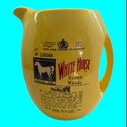 White Horse Blended Scotch Whiskey Vintage Pub Bar Barware Pitcher Jug 5 5x5 5   