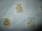 Bthy   Vintage Blue Patch  Beatrix Potter Cotton Fabric