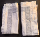 Laura Ashley Blue white Floral Euro Sham Cover 100  Cotton Envelope Nwot