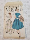 Vintage 1950s Vogue 9378 Sewing Pattern Dress   missing Narrow Belt   Discounted