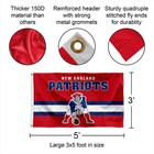 3x5 Foot New England Patriots Throwback Retro Vintage Logo Flag