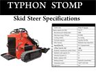 Free Shipping New Typhon Stomp 1 800lbs Mini Skid Steer 23hp Gas Epa Engine