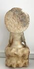 Antique Carved Alabaster Buddha Stone Sculpture