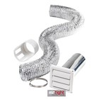 Deflecto Complete 8  Dryer Vent Kit  Water-resistant