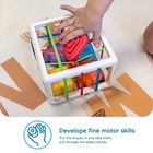 Likee Montessori Toys 1 Year Old  6pcs Multi Sensory Shapes  Baby Toys 12  Month