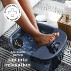 Homedics Bubble Bliss Deluxe Heated Foot Spa Bath With Massage   Bubbles - Black