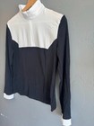 Equisite Elements Of Style Pauline Equestrian Riding Shirt Black white Pick Size