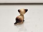 Hagen Renaker Miniature Mini Ceramic Siamese Cat Kitten Seated Sitting Figurine