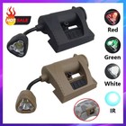 Tactical Mpls Helmet Flashlight Rail Light Ir Headlamp Signal Lights Lamp Safety