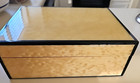 Vintage Savinelli Italy Karelian Birch Humidor-mid 20th Century -excellent Cond 