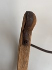 Vintage European Bentwood Wooden Snow Sled Davos Style Iron Runner 36   