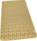 Non-slip Bathtub Mat 15 x27   Suction Cups  Gold  Kids   Seniors Safe