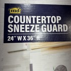 Md Countertop Sneeze Guard 24 w X 36 h Acrylic Barrier Style Office Cashier  d7 
