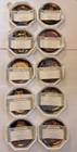 10 Vtg Laura Burch Collector Plates 24k Gold W certificates Franklin Mint