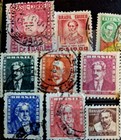 Collection  Lot 1067  Small Stamps Of Brazil Stamps Used Collection 1940 s-1950 