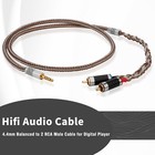 6 35mm To 2rca Cable 1 4inch Trs To Dual Rca Male Stereo Audio Y Splitter Cable