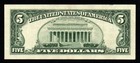 1995  5 Insufficient Inking Error Crisp Xf  au Federal Reserve Note 